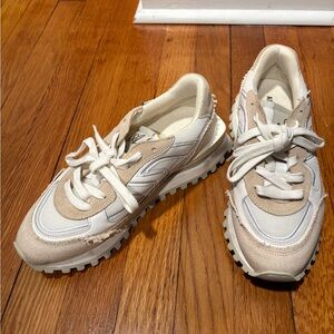 Axel Arigato Beige and White Women’s Marathon Runner Sneakers